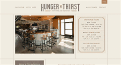 Desktop Screenshot of hungernthirst.com